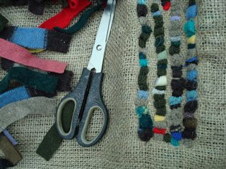 Rag Rug making picture